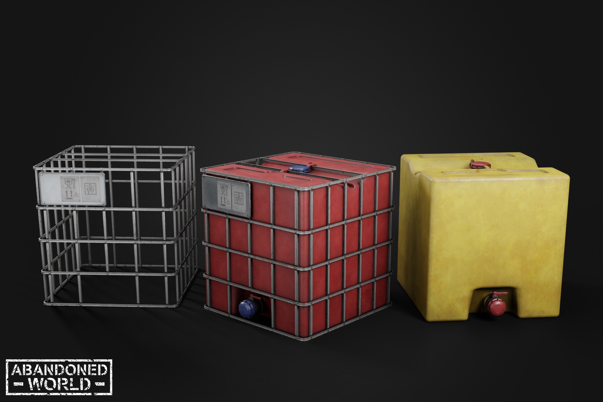Water IBC Container | 3D Industrial | Unity Asset Store