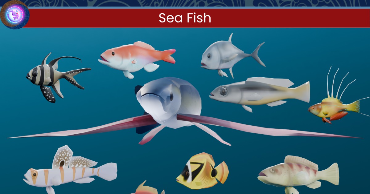 Nusantara Ocean Fish | Characters | Unity Asset Store