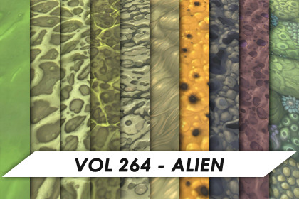 Stylized Textures - Vol 264 - Alien