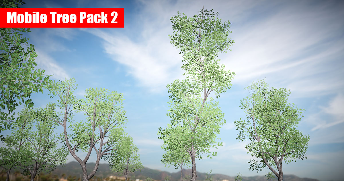 Mobile Tree Pack 2 | 3D Trees | Unity Asset Store