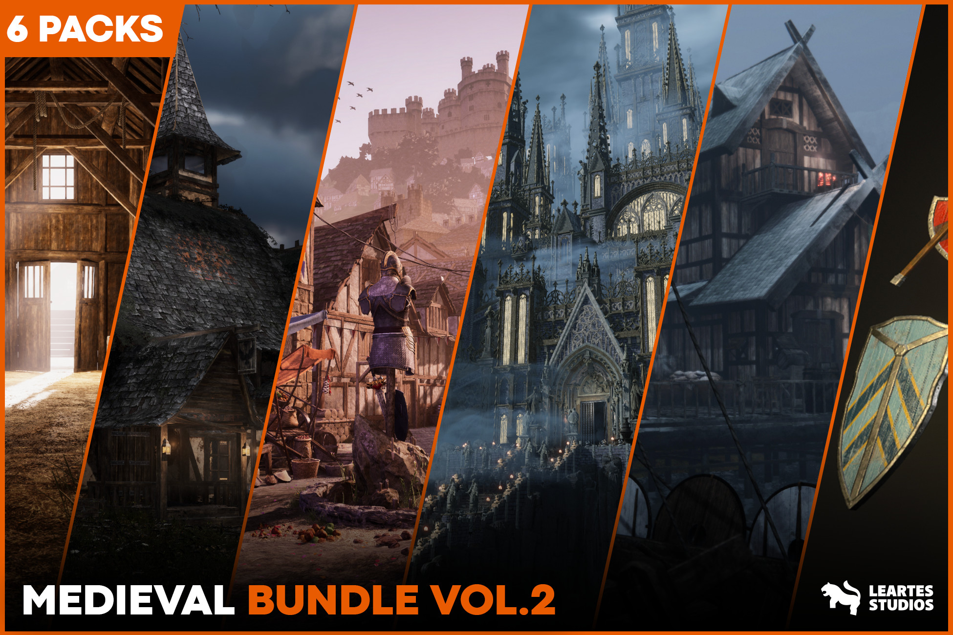 Midival Unity Medieval Environments Bundle Vol. 2 | 3D Environments | Unity Asset Store