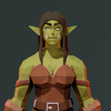 Low poly ORC character | Humanoid