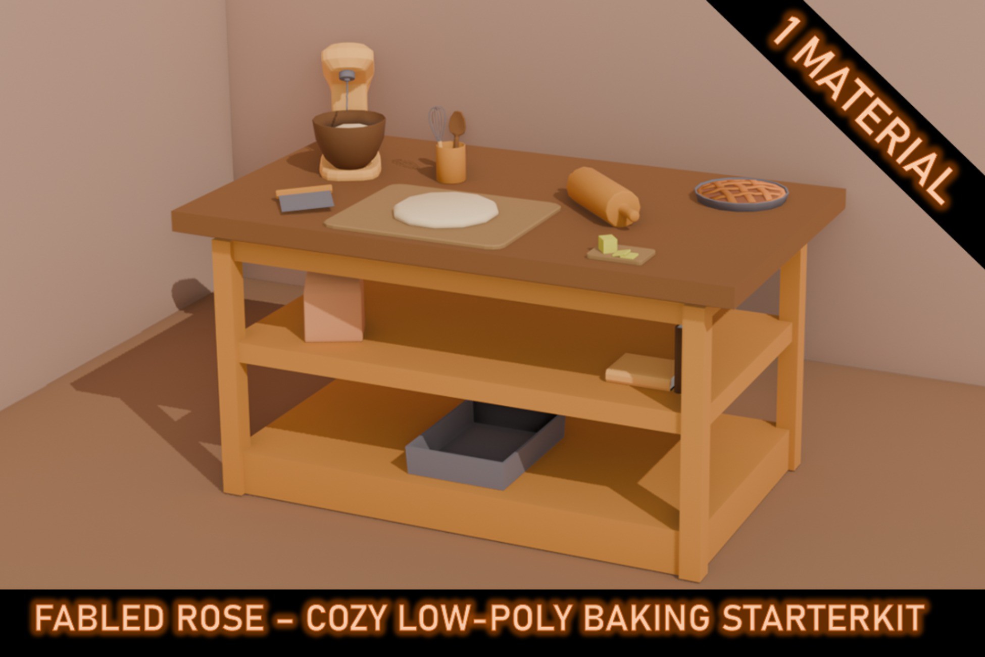 Fabled Rose - Cozy Lowpoly Baking - Starterkit | 3D Interior | Unity ...