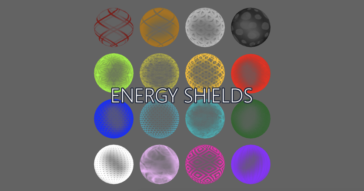 Energy Shields: SFX and Collisions | VFX Shaders | Unity Asset Store