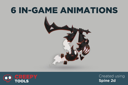 Stylized Ghost - Spine 2D