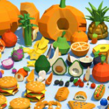 Low Poly Food