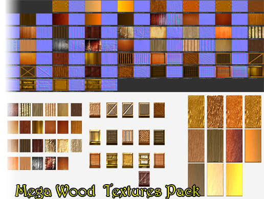 Mega Wood Textures Pack | 2D Wood | Unity Asset Store