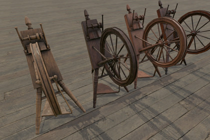 Antique Spinning Wheel