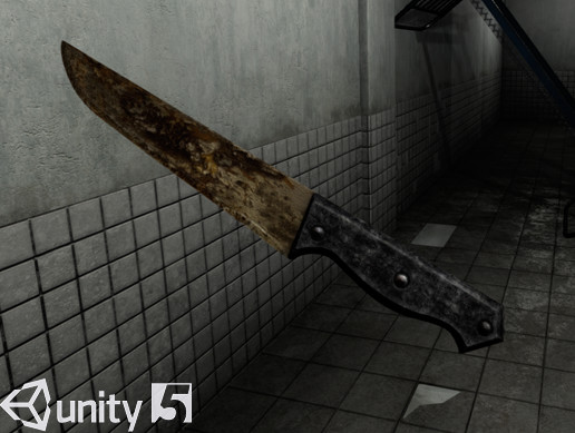 HQ Kitchen Rusty Knife | 3D Weapons | Unity Asset Store