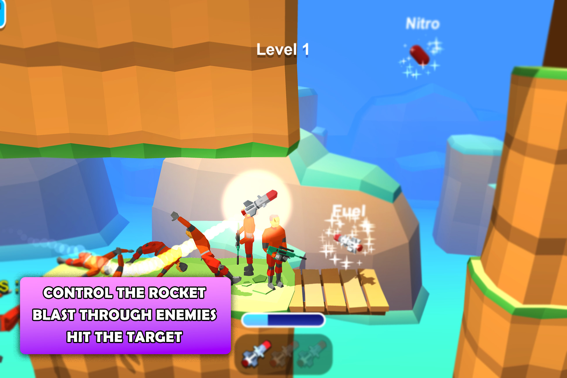 Rocekt Control 3D - Game Template, image 1
