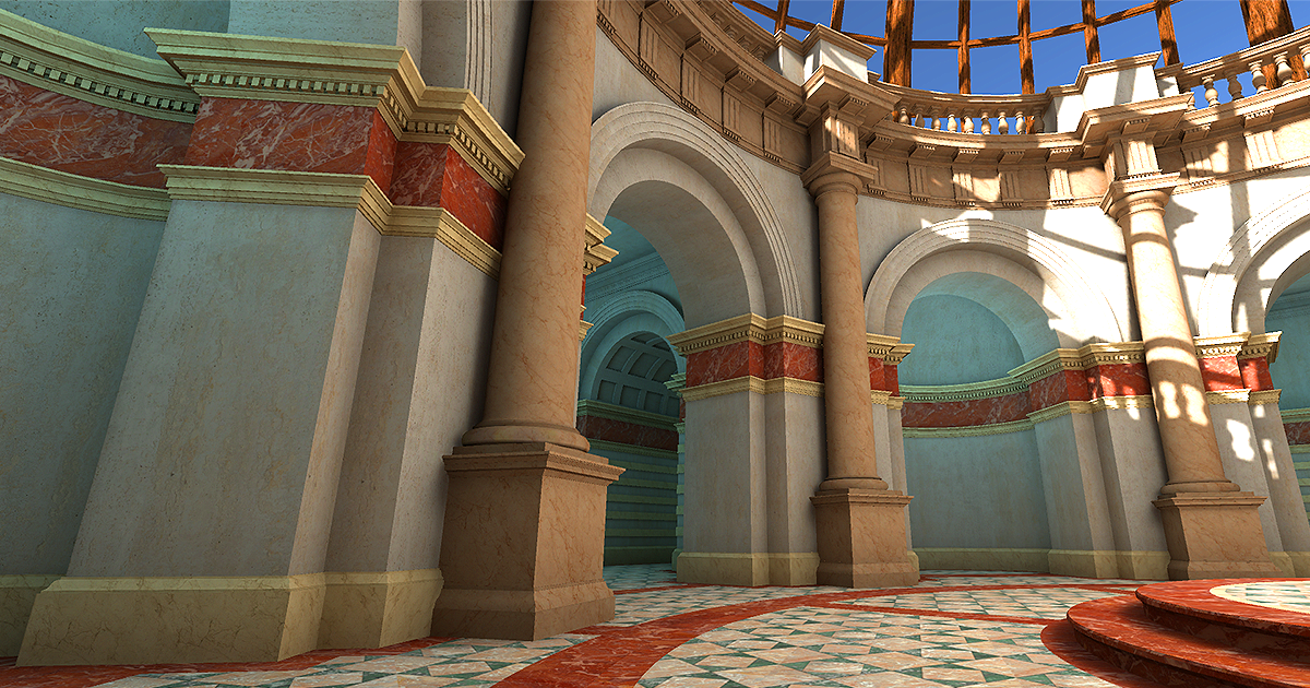 Showroom Rotunda Lobby | 3D Historic | Unity Asset Store