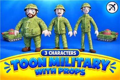 Toon Military - Stylized Character Pack