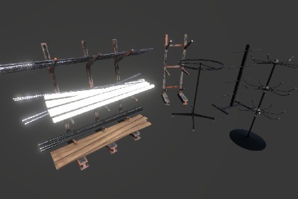 Metal Holding Stand