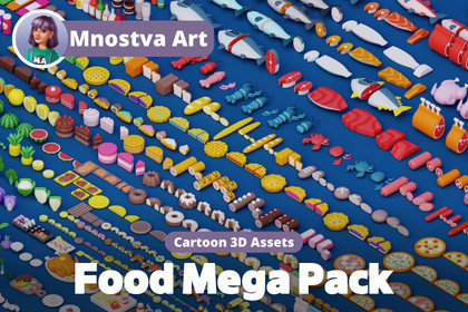Cartoon Food Mega Pack