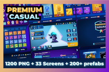 Premium Casual GUI - Complete Mobile GUI