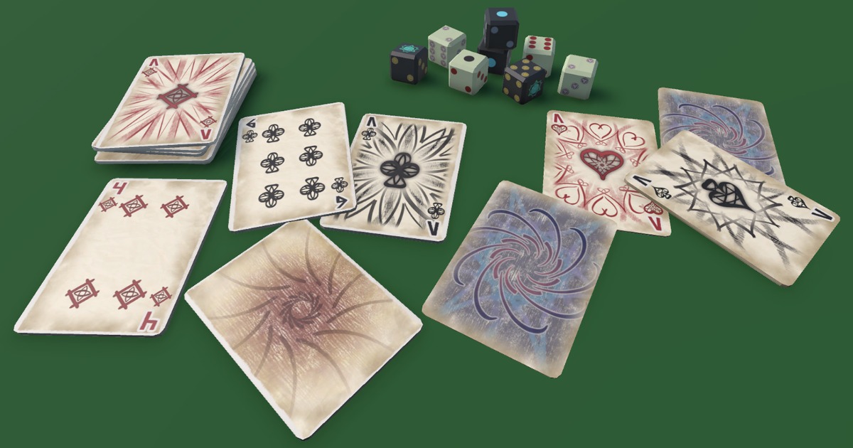 Dice And Card [+Template]