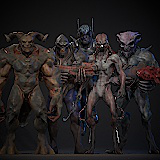 alien monsters pack