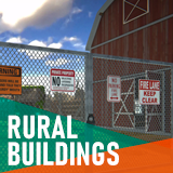Rural buildings - glamping, greenhouse, sawmill and others