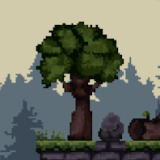2D Pixel Platformer Forest Tileset