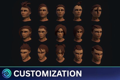 Character Customization - Fantasy RPG Human Female