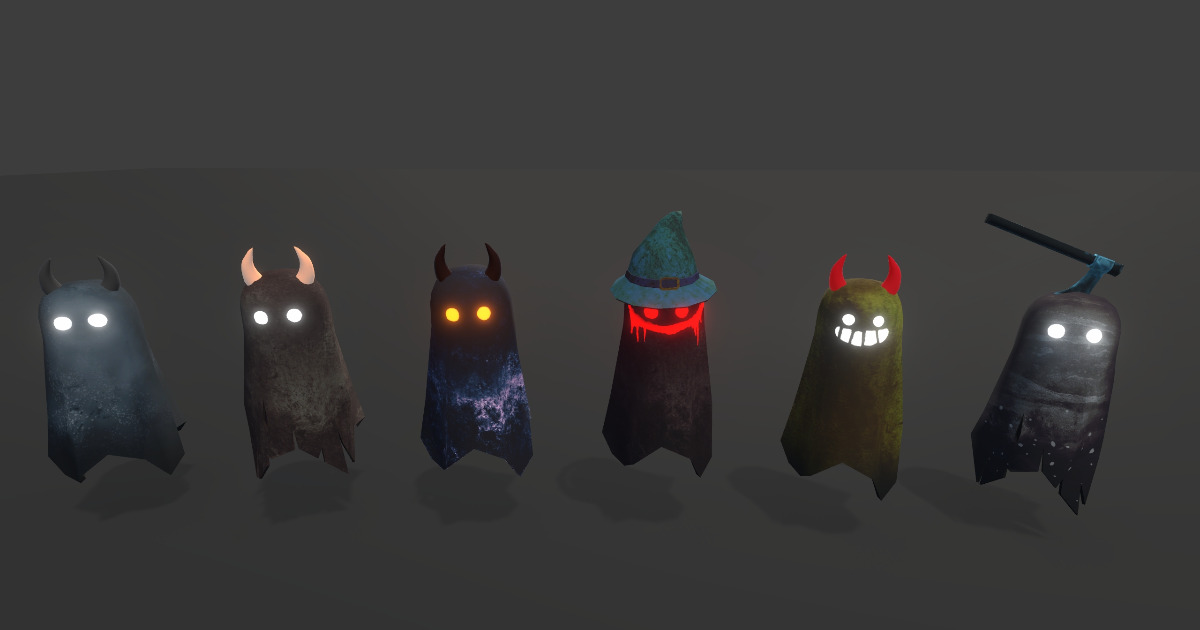 Dark Ghosts FREE | 3D Characters | Unity Asset Store