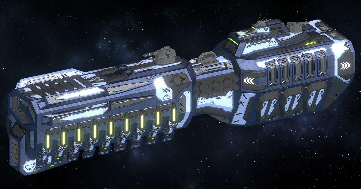 Spaceship Cerrthal Frigate | 3D Space | Unity Asset Store