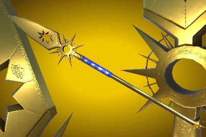 Golden Fantasy Spear