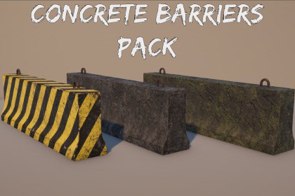 Concrete Barriers Pack