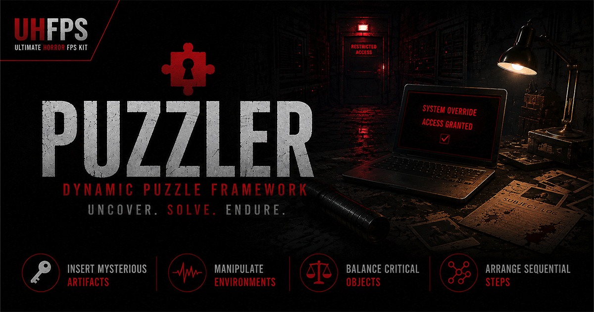 Puzzler for Ultimate Horror FPS Kit | Utilities Tools | Unity Asset Store