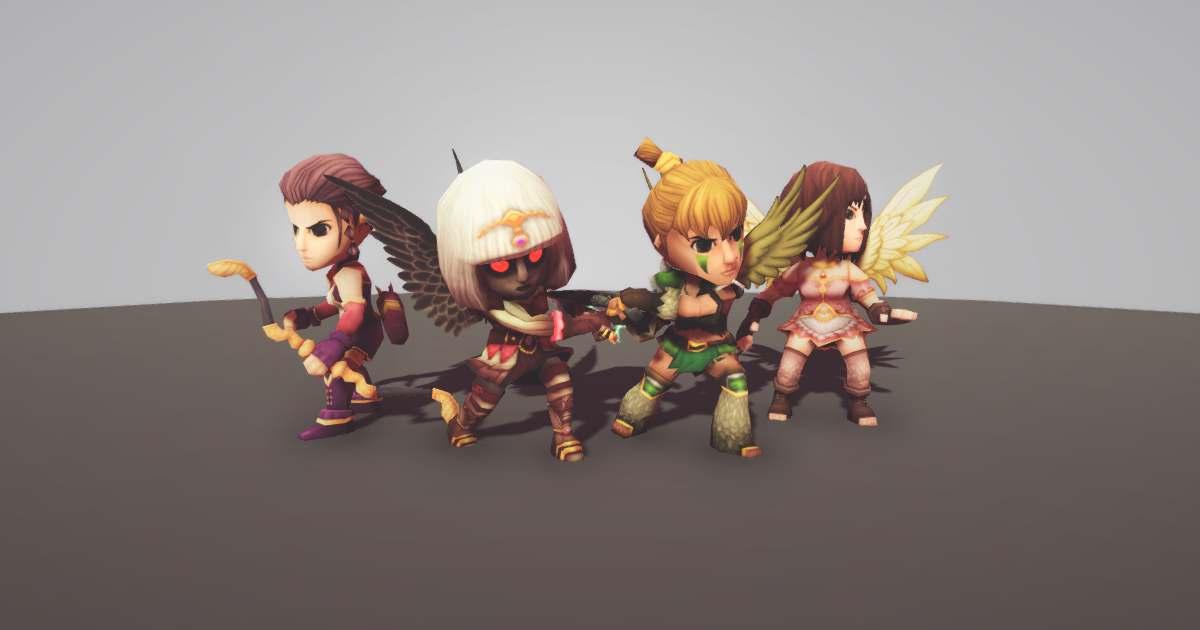 Female Warriors Pack | Characters | Unity Asset Store