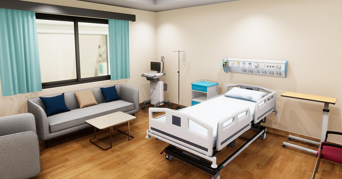 Hospital Room Interior – Medical Environment | 3D Environments | Unity ...