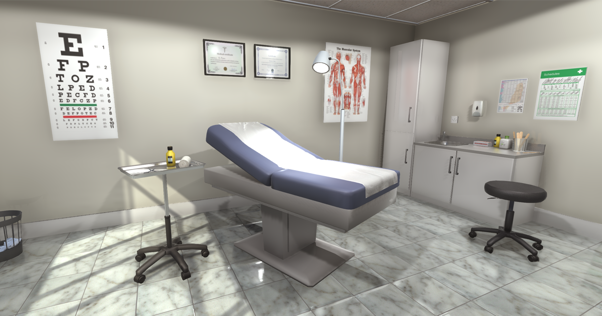 Hospital Doctor's Office | 3D Interior | Unity Asset Store