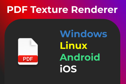 Runtime PDF Texture Renderer