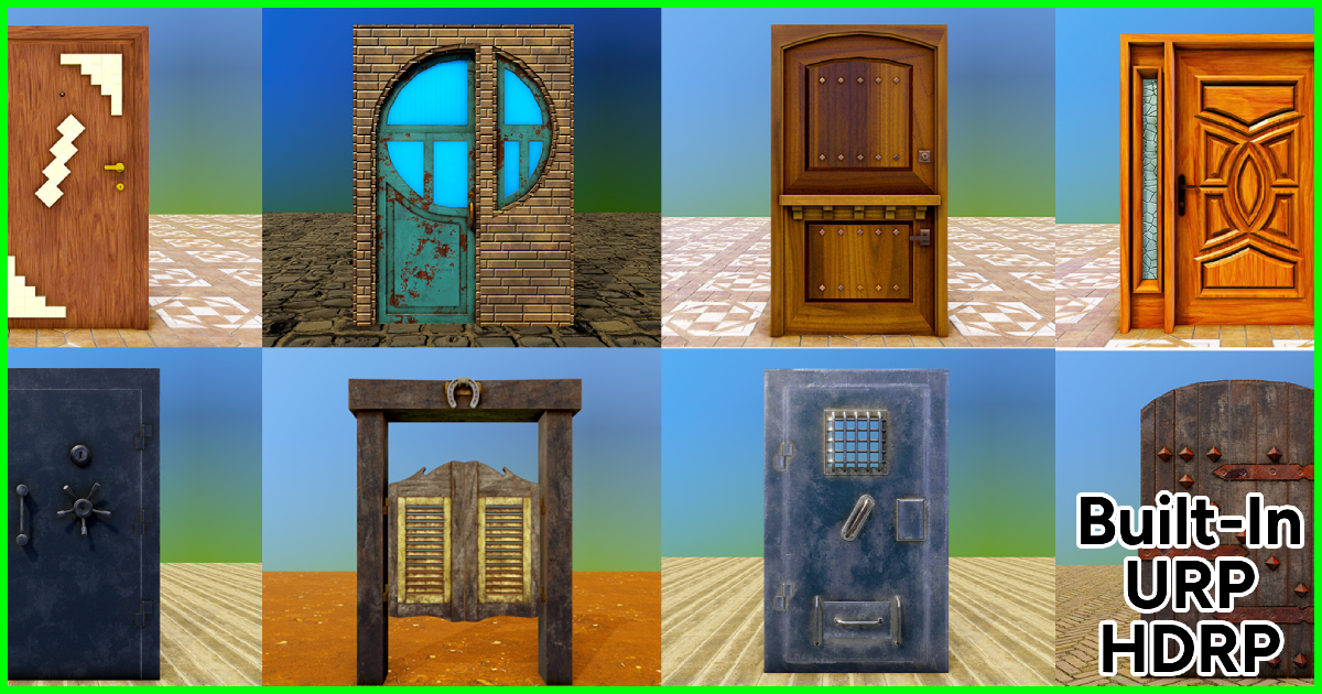 Door Ultimate Pack | 3D Props | Unity Asset Store
