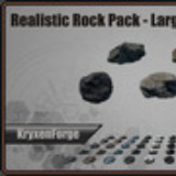 Realistic Rock Pack - Large Rocks Set B