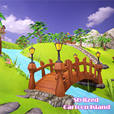 Stylized Cartoon Island