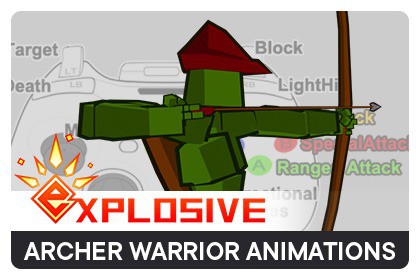 Archer Warrior Mecanim Animation Pack