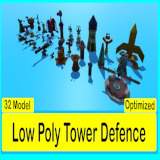 Low Poly Tower Defence Pack