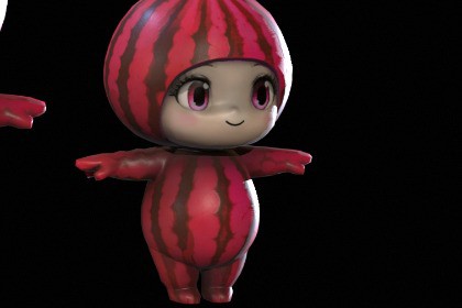 Chibi Fruit Watermelon