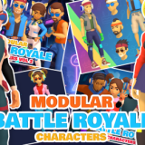 Stylized Battle Royale Characters Pack