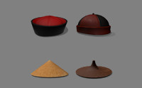 Asian Hats Pack