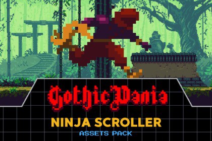 Ninja Scroller Pixel Art Pack