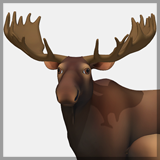 Cartoon - Moose