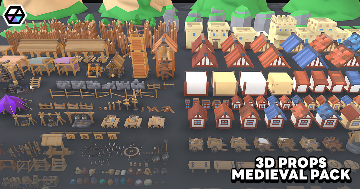 3D Props - Medieval Pack | 3D Environments | Unity Asset Store