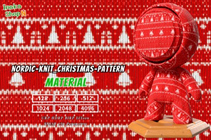 Nordic-Knit_Christmas-Pattern_Material【Seamless 128～1K～4K】