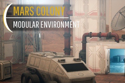Colony Planet Space Shelter Modular Base