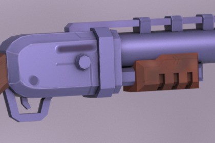 15 low poly stylized shotgun pack