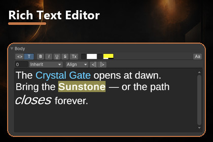 Rich Text Editor