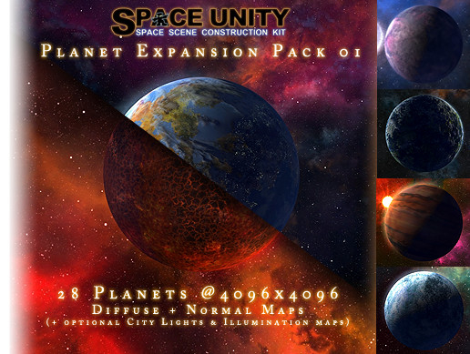 Planet Expansion Pack 01 (SPACE for Unity) | 2D Textures & Materials ...