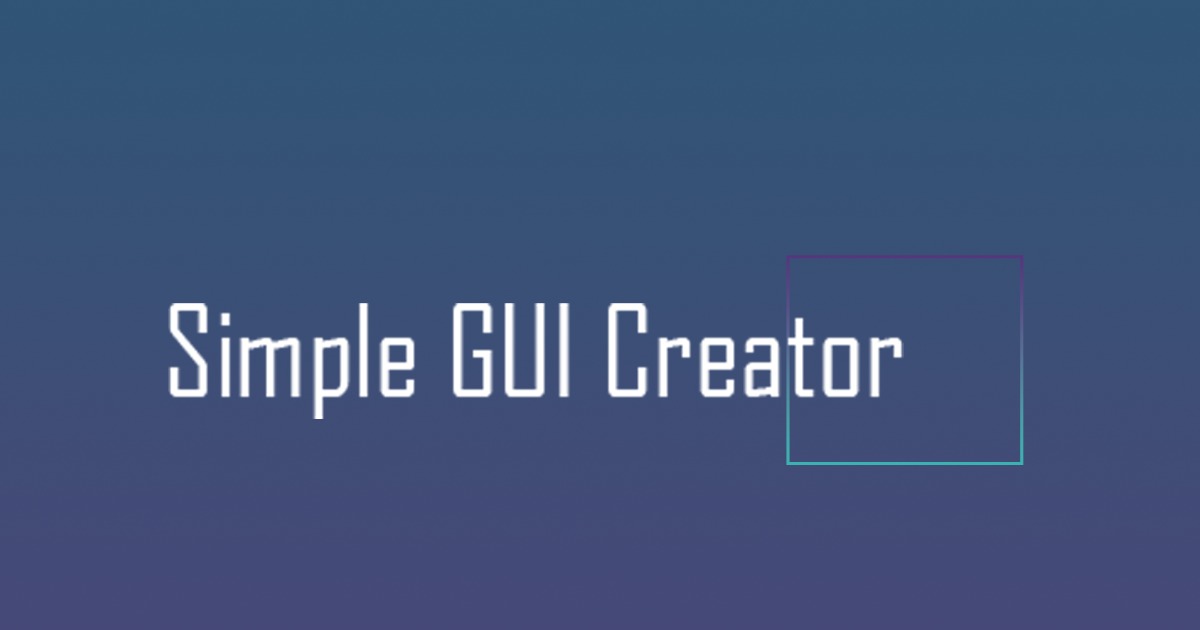 Video Gave Gui Simple Simple GUI Creator | Game Toolkits | Unity Asset Store
